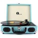 1byone suitcase record player with speakers