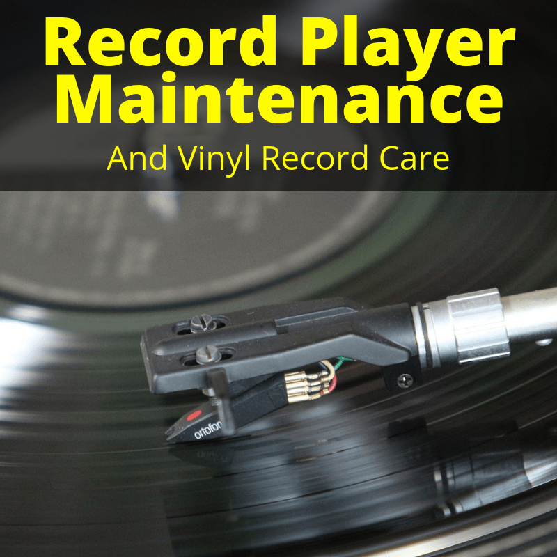 Record player maintenance tasks