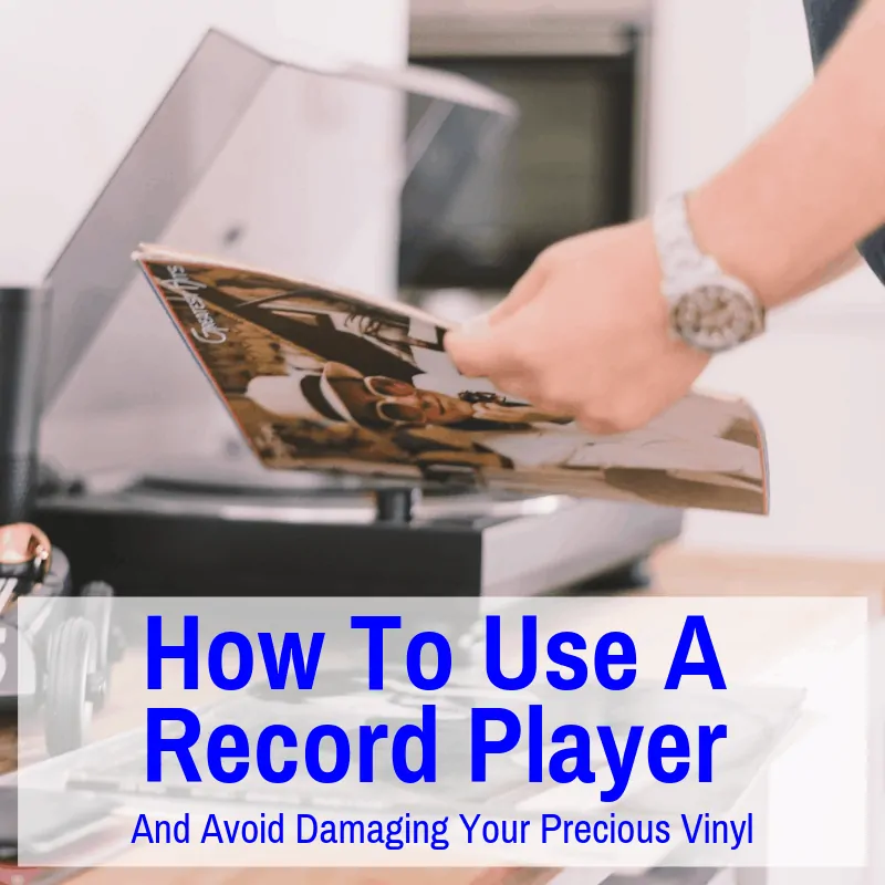 Using a record player correctly
