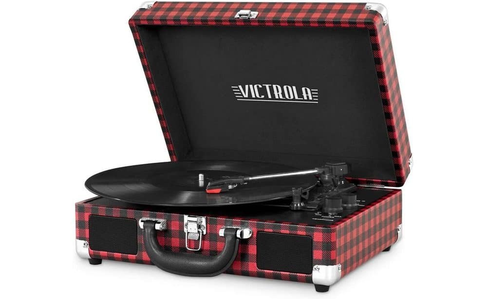 victrola suitcase record player