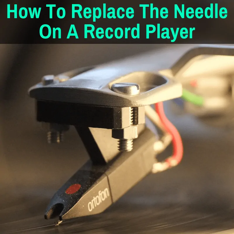 Needle on record player that needs replacing