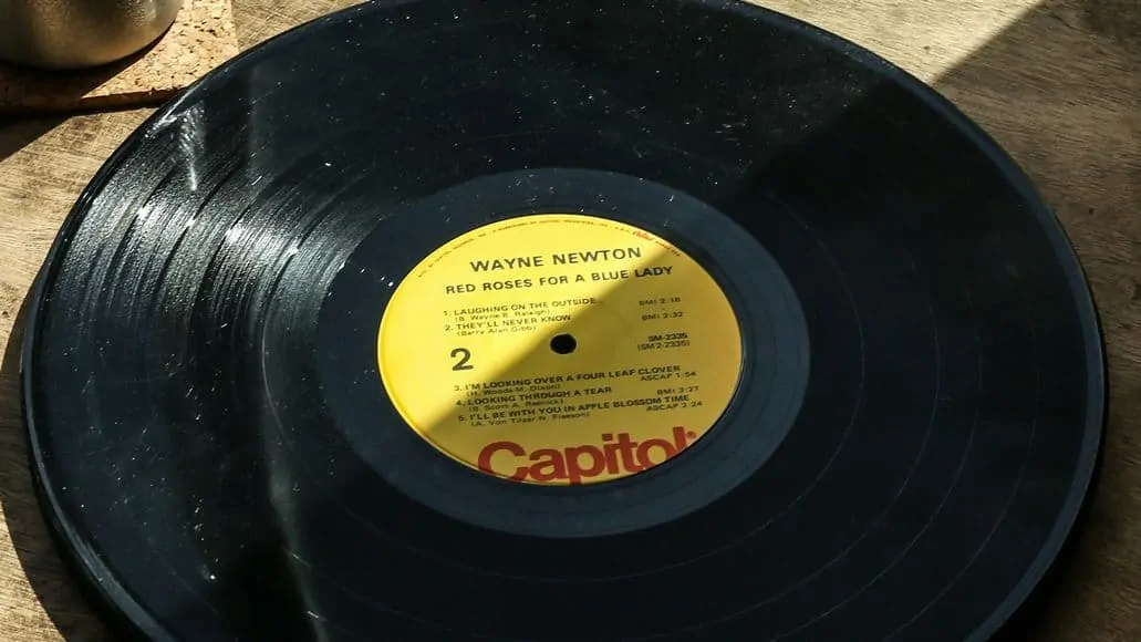 dirty and dusty vinyl record