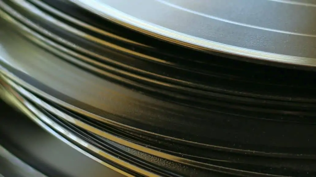 stack of clean vinyl records